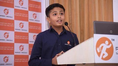 13-year-old Mumbai boy is a budding-entrepreneur of a logistics start-up 13-year-old Mumbai boy is a budding-entrepreneur of a logistics start-up