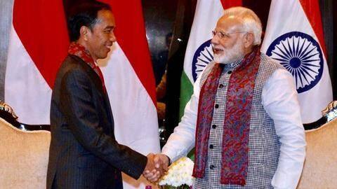 PM Modi begins Indonesia visit; pays homage to martyrs PM Modi begins Indonesia visit; pays homage to martyrs