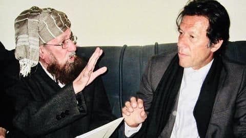Haq's JUI-S was an ally of ruling PTI in Pakistan Haq's JUI-S was an ally of ruling PTI in Pakistan