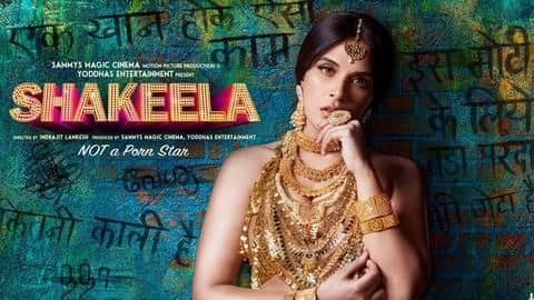 First poster of 'Shakeela' released, featuring a feisty Richa Chadha First poster of 'Shakeela' released, featuring a feisty Richa Chadha