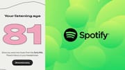 How Spotify calculated 'listening age' in 2025 Wrapped