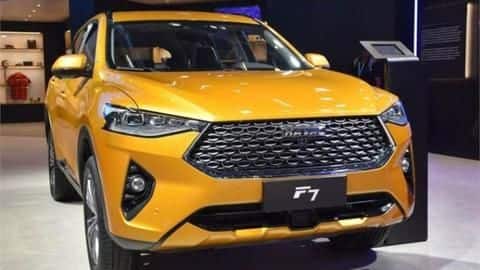 Auto Expo 2020: Haval F7 SUV unveiled in India Auto Expo 2020: Haval F7 SUV unveiled in India