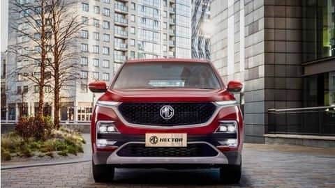 India's first internet car, MG Hector SUV unveiled: Details here India's first internet car, MG Hector SUV unveiled: Details here