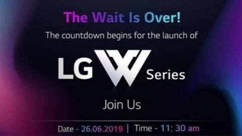 LG W-series smartphones to launch in India on June 26 LG W-series smartphones to launch in India on June 26