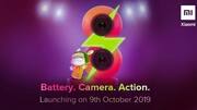 Redmi 8 to launch on October 9 in India