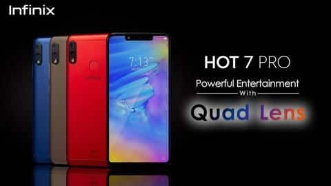 Infinix Hot 7 Pro, with 6GB RAM, launched in India Infinix Hot 7 Pro, with 6GB RAM, launched in India