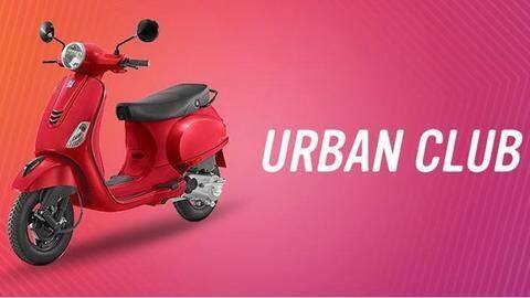 Let's have a look at the Vespa Urban Club 125 Let's have a look at the Vespa Urban Club 125