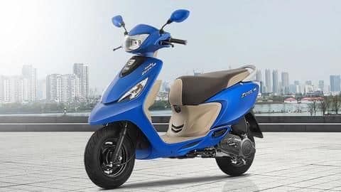 Bs6 Ready Tvs Scooty Zest Teased In India Launch Soon