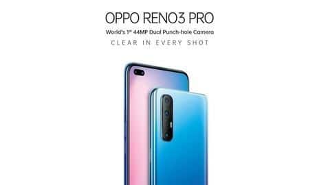 OPPO Reno 3 Pro launched in India at Rs. 30,000 OPPO Reno 3 Pro launched in India at Rs. 30,000