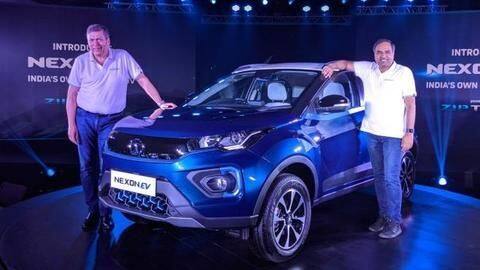 Tata Nexon fully-electric SUV unveiled, promises a range of 300km Tata Nexon fully-electric SUV unveiled, promises a range of 300km