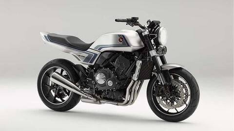 Honda showcases retro-styled street bike concept 'CB-F' Honda showcases retro-styled street bike concept 'CB-F'