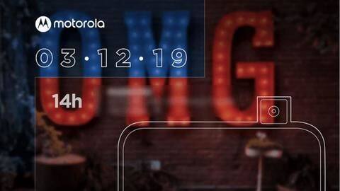 Motorola One Hyper to be launched on December 3 Motorola One Hyper to be launched on December 3