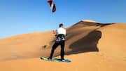 How to prepare for desert sand kiting 