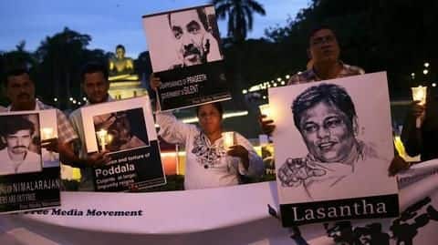Lanka media rights activists call new anti-terror law 'draconian laws' Lanka media rights activists call new anti-terror law 'draconian laws'