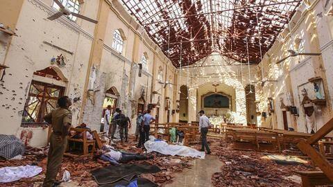 Blasts struck three churches and three luxury hotels Blasts struck three churches and three luxury hotels