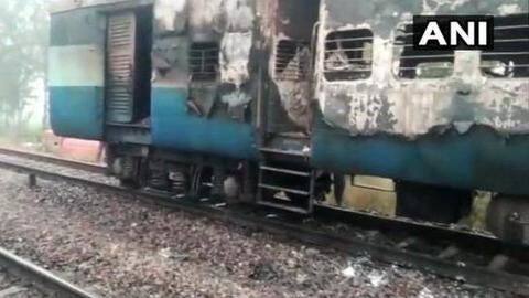 Fire breaks out in coach of Kalka-Howrah train, no casualties Fire breaks out in coach of Kalka-Howrah train, no casualties
