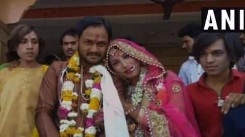 Man marries transgender lover on Valentine's day in Madhya Pradesh Man marries transgender lover on Valentine's day in Madhya Pradesh