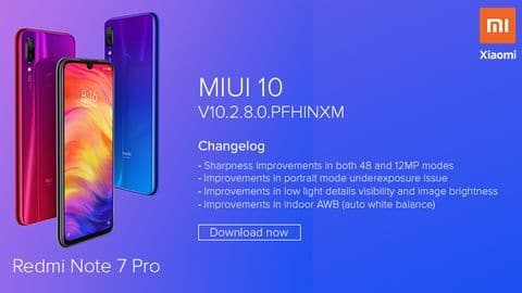 Redmi Note 7 Pro gets MIUI 10 Global ROM update Redmi Note 7 Pro gets MIUI 10 Global ROM update