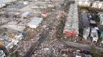 Those who left are safe, hopeful town would be rebuilt