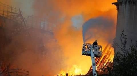 About 400 firefighters managed to control fire by today About 400 firefighters managed to control fire by today