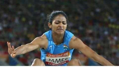 #AsianGames2018: Neena Varakil wins silver medal in women's long jump #AsianGames2018: Neena Varakil wins silver medal in women's long jump