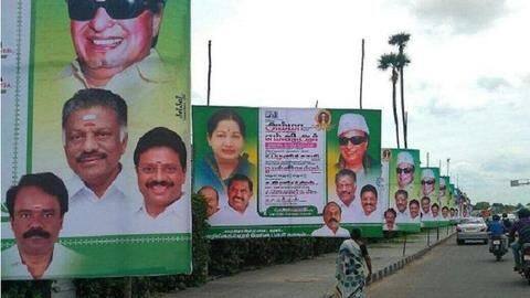 Madras HC restrains parties from erecting digital banners on roadsides Madras HC restrains parties from erecting digital banners on roadsides