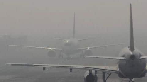 Fog didn't affect visibility at airport, flight services remain unaffected Fog didn't affect visibility at airport, flight services remain unaffected