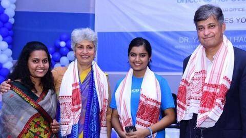 Nahid Afrin becomes first 'Youth Advocate' of UNICEF for Northeast Nahid Afrin becomes first 'Youth Advocate' of UNICEF for Northeast