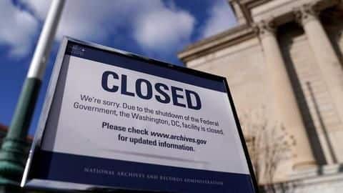 The partial shutdown will mark its 22nd day on January-12 The partial shutdown will mark its 22nd day on January-12