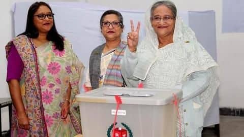 Bangladesh polls: Sheikh Hasina registers landslide win, Opposition fumes Bangladesh polls: Sheikh Hasina registers landslide win, Opposition fumes