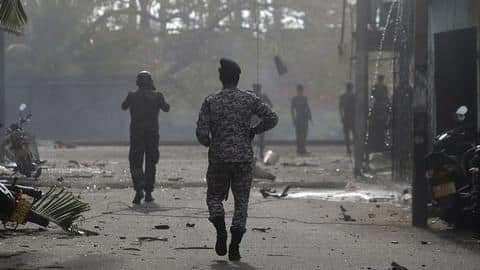 Following a tip-off, security forces raided a house in Kalmunai Following a tip-off, security forces raided a house in Kalmunai