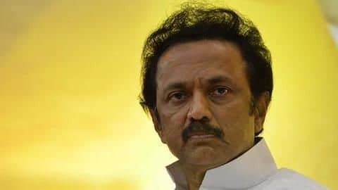 DMK asks cadres not to touch party chief Stalin's feet DMK asks cadres not to touch party chief Stalin's feet