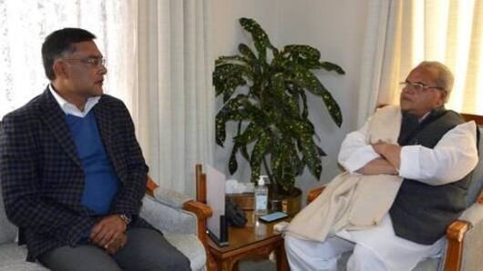 J&K chief electoral officer meets governor