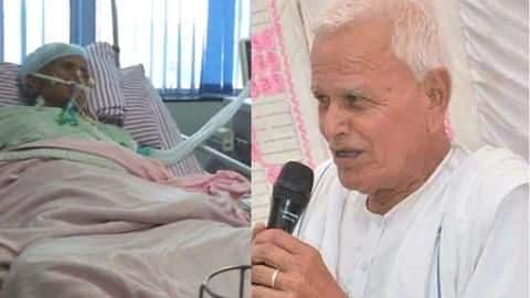 Four-time former BJP MLA Kunjilal Meena passes away at 86 Four-time former BJP MLA Kunjilal Meena passes away at 86