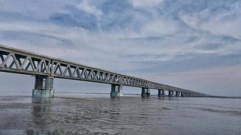 Modi to inaugurate India's longest railroad bridge on December 25 Modi to inaugurate India's longest railroad bridge on December 25