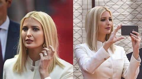 On India visit, Ivanka Trump dons an Anita Dongre sherwani On India visit, Ivanka Trump dons an Anita Dongre sherwani
