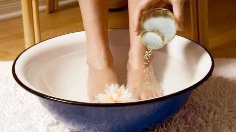 Salt soak and Baking soda Salt soak and Baking soda