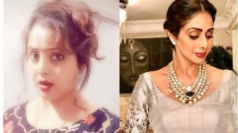 Internet has found the doppelganger of Sridevi on TikTok Internet has found the doppelganger of Sridevi on TikTok