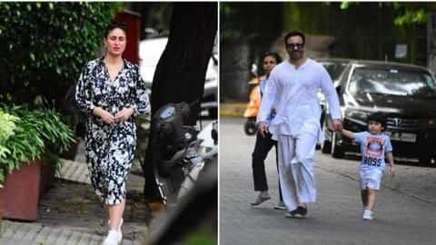 Saif, Kareena step out for a stroll, without masks! Saif, Kareena step out for a stroll, without masks!