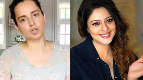 Nagma accuses Kangana of nepotism, gets slammed Nagma accuses Kangana of nepotism, gets slammed