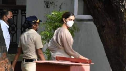 Deepika Padukone leaves NCB office after six hours of questioning Deepika Padukone leaves NCB office after six hours of questioning