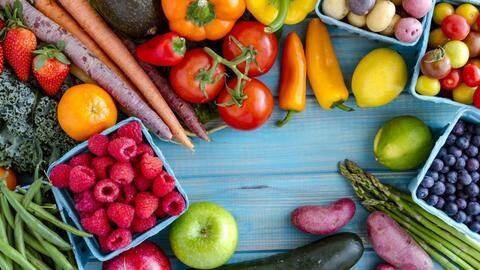 Eat more veggies, fruits, and whole grains Eat more veggies, fruits, and whole grains