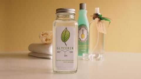 Six benefits for skin care and glycerine applications