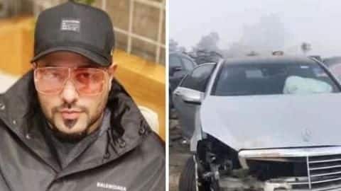 Badshah meets with a road accident in Punjab; escapes unhurt Badshah meets with a road accident in Punjab; escapes unhurt