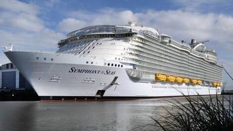 Symphony of the Seas: The largest cruise ship globally