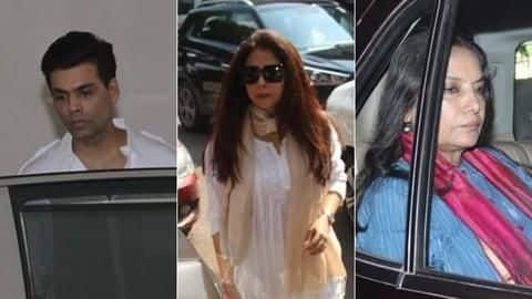 Urmila Matondkar, Punit Malhotra, Sophie Choudry attended the funeral Urmila Matondkar, Punit Malhotra, Sophie Choudry attended the funeral