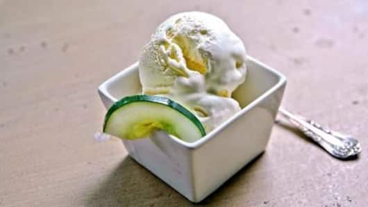 What is vegetable ice cream?
