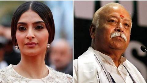 Sonam Kapoor slams RSS chief, calls him foolish Sonam Kapoor slams RSS chief, calls him foolish