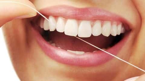 Floss and toothpaste Floss and toothpaste