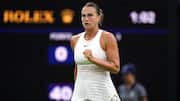 Wimbledon 2025: Aryna Sabalenka downs Carson Branstine, reaches second round